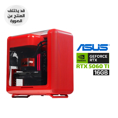 Picture of Gaming PC - RYZEN 5 9600X Processor, GIGABYTE B850M D3HP Motherboard, 16GB DDR5 RAM, 1TB NVMe SSD, ASUS DUAL RTX 5060 TI 16GB VGA, L240 Liquid Cooler, 750 WATT GOLD PSU, 3x RGB Fans, HYTE X50 Micro-Mesh Mid-Tower Case, USB WIFI Adapter, Windows 11 Pro