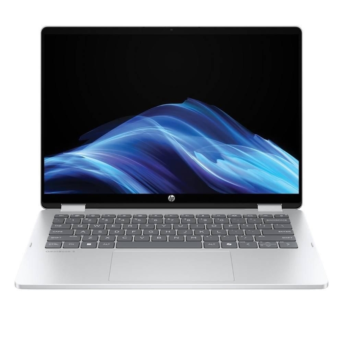 Picture of HP OmniBook 5 Flip Laptop, Intel Core i7, 16GB DDR5 RAM, 1TB SSD, Intel Iris Xe. 14” FHD, Windows 11 Home, 14-FP0005NE - Silver
