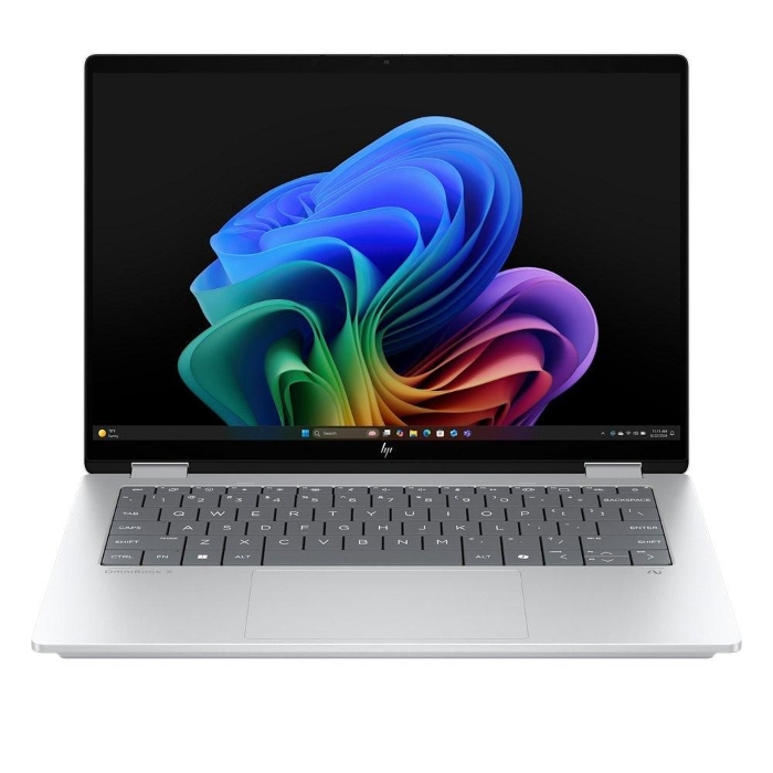 Picture of HP OmniBook X Flip Laptop, 14”, Ryzen AI 5, 16GB RAM, 512GB SSD, AMD Radeon 840M, Windows 11 Home, 14-FK0006NE - Silver