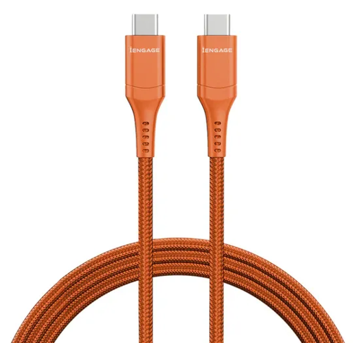 Picture of iEngage Fast Charging 240W Usb-C To Usb-C Cable (Orange)