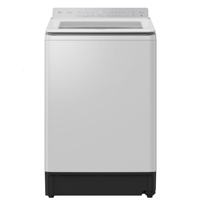 Picture of Panasonic Washer Top Load 16KG 10 Programs, Light Grey - NA-FD16X3HKW