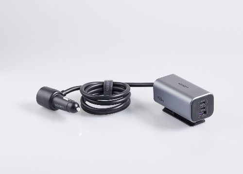 Picture of UGREEN 150W 4-Port GaN Fast Car Charger  (Space Grey)