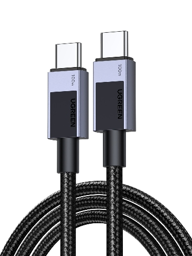Picture of UGREEN Uno USB-C to USB-C PD Fast Charging Cable 5A Max Space Gray 1m 100w