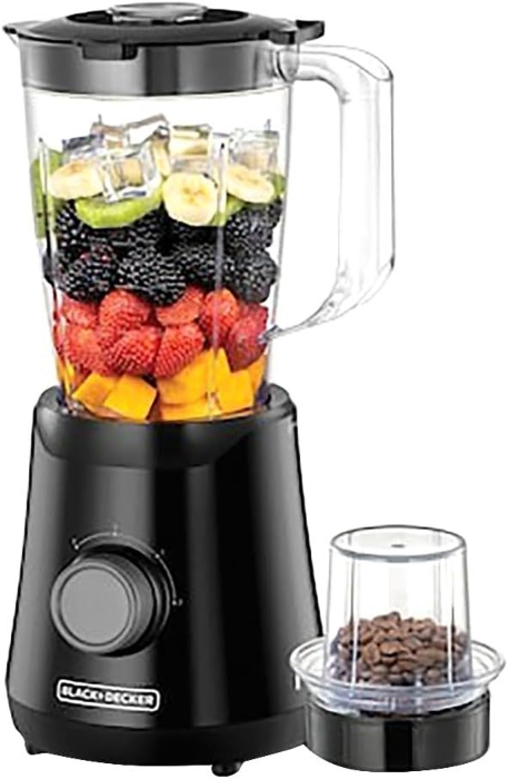 Picture of Black & Decker + 500W Blender With Grinding Mill And Clear 1.5 Liter - BX530-B5