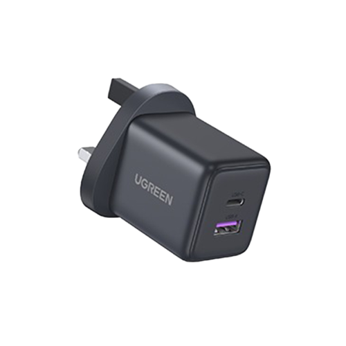 Picture of UGREEN 30W 2-Port GaN Fast Charger Space Grey UK