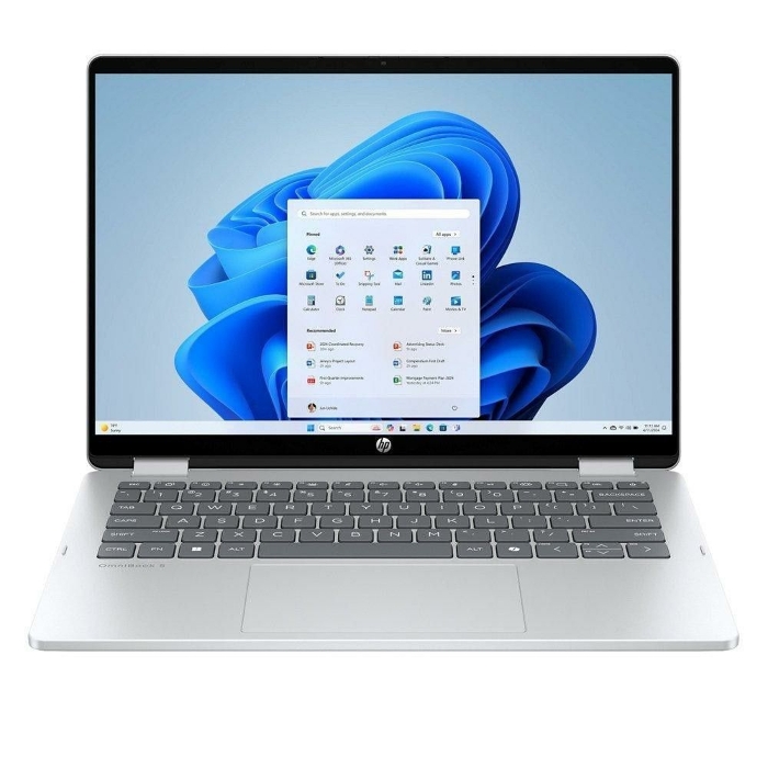صورة لابتوب HP OmniBook 5 Flip، معالج Intel Core 7، ذاكرة وصول عشوائي 24 جيجابايت، سعة تخزين 1 تيرابايت لابتوب Asus TUF Gaming A16، معالج Intel Iris Xe، شاشة 14 بوصة، نظام التشغيل Windows 11 Home، موديل 14-FP0034NE - فضي