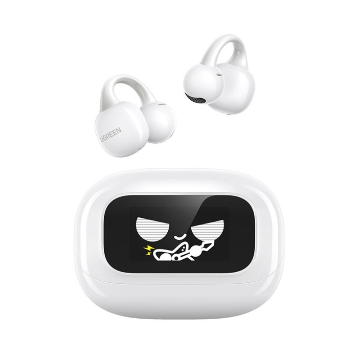 صورة سماعات UGREEN HiTune S6 ClipBuds Magic True Wireless بيضاء
