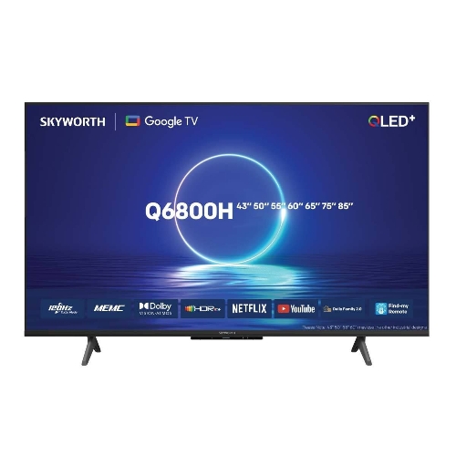 عرض تفاصيل سكاي ورث تلفزيون جوجل 65 بوصة 4K QLED، تحكم صوتي بدون استخدام اليدين، دولبي اتموس - تلفزيون ذكي يعمل بنظام أندرويد UHD-4K