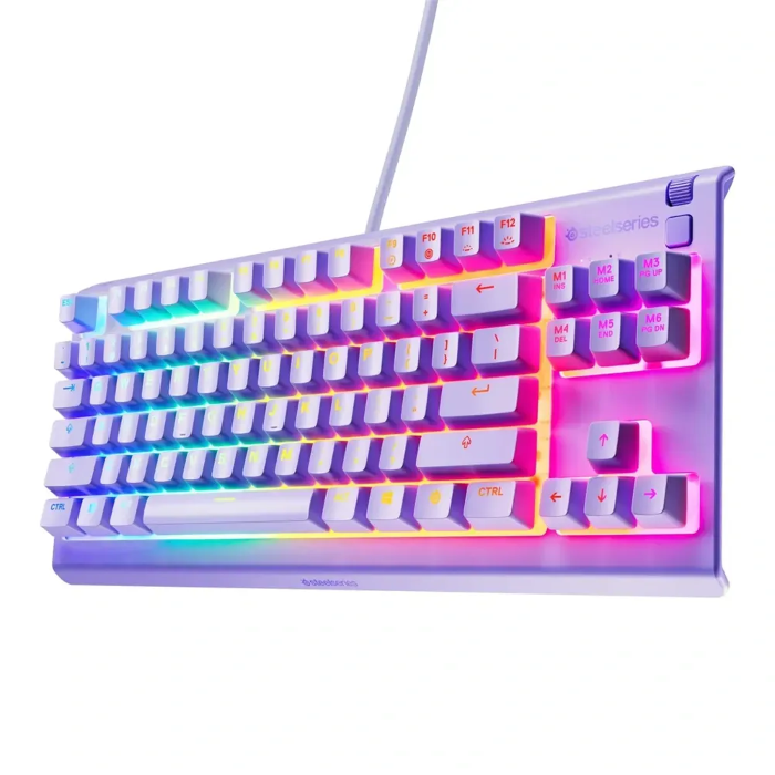 Picture of SteelSeries Apex 3 TKL RGB Gaming Keyboard - Lavender (US Layout)