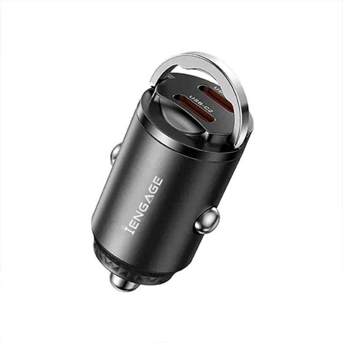 Picture of iEngage Dual Usb-C Ports Car Charger 45W