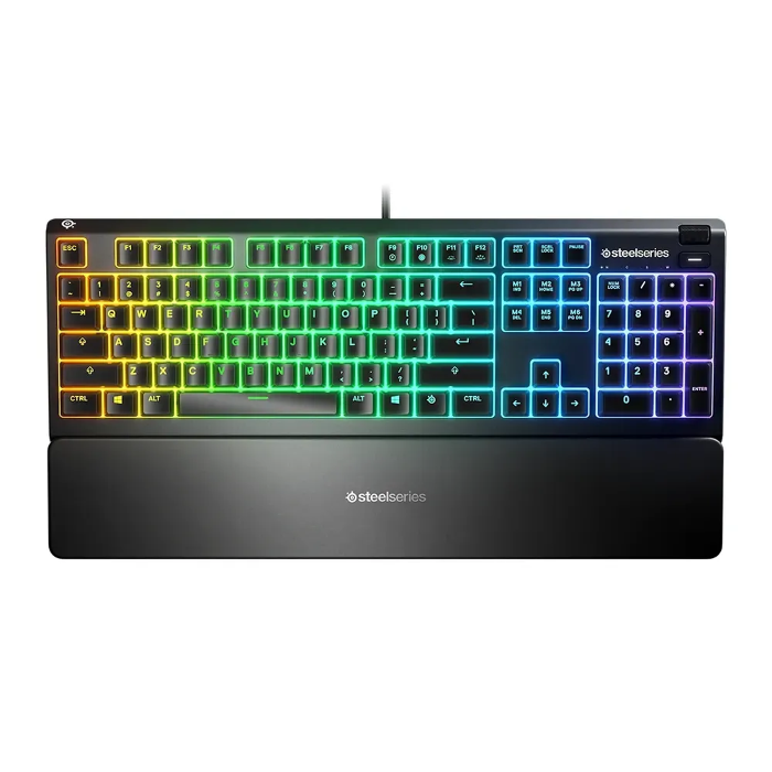 Picture of Steelseries Apex 3 Water Resistant Whisper Quiet Keyboard With Rgb Lighting - Arabic Layout