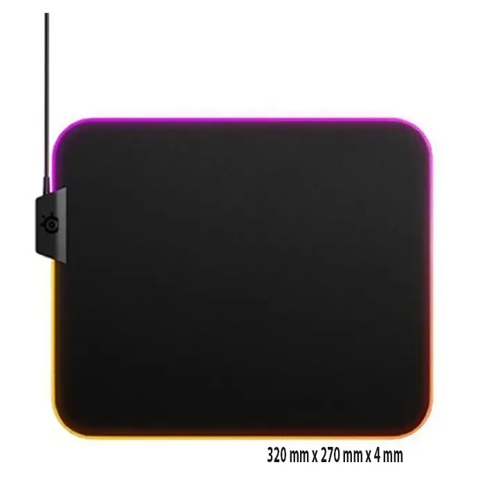 Picture of STEELSERIES QCK PRISM CLOTH RGB GAMING MOUSE PAD - MEDIUM