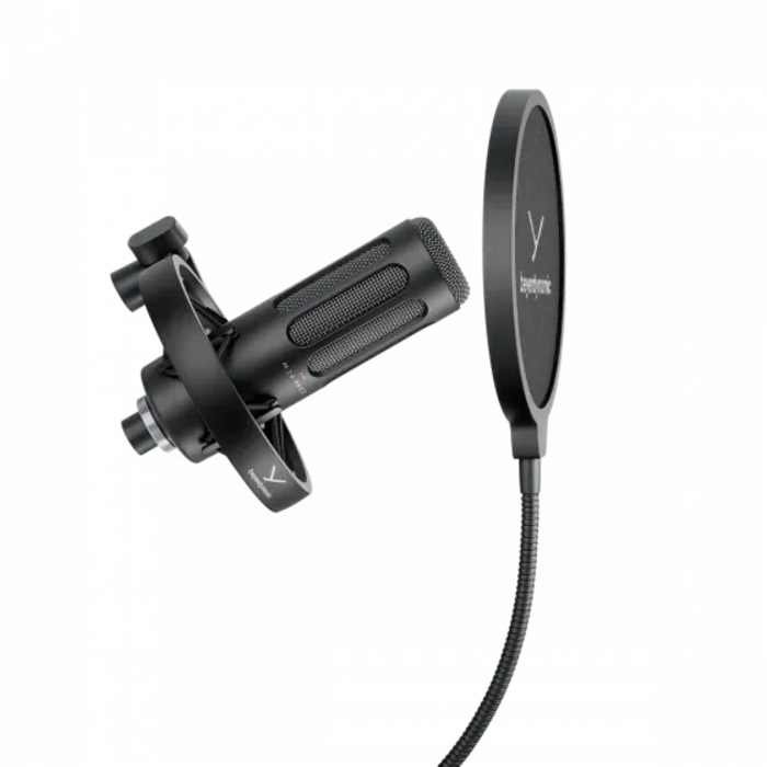 صورة ميكروفون بث ديناميكي Beyerdynamic M 70 Pro X للبث المباشر والبودكاست (قلبي الشكل)
