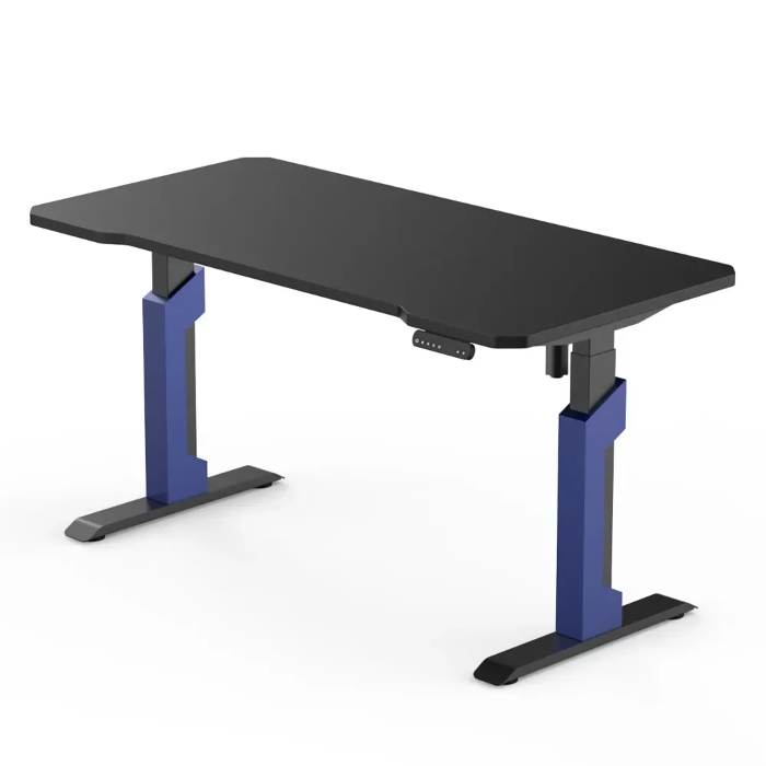 Picture of Xd2s Height Adjustable Rgb Gaming Desk Black/blue (140*70)