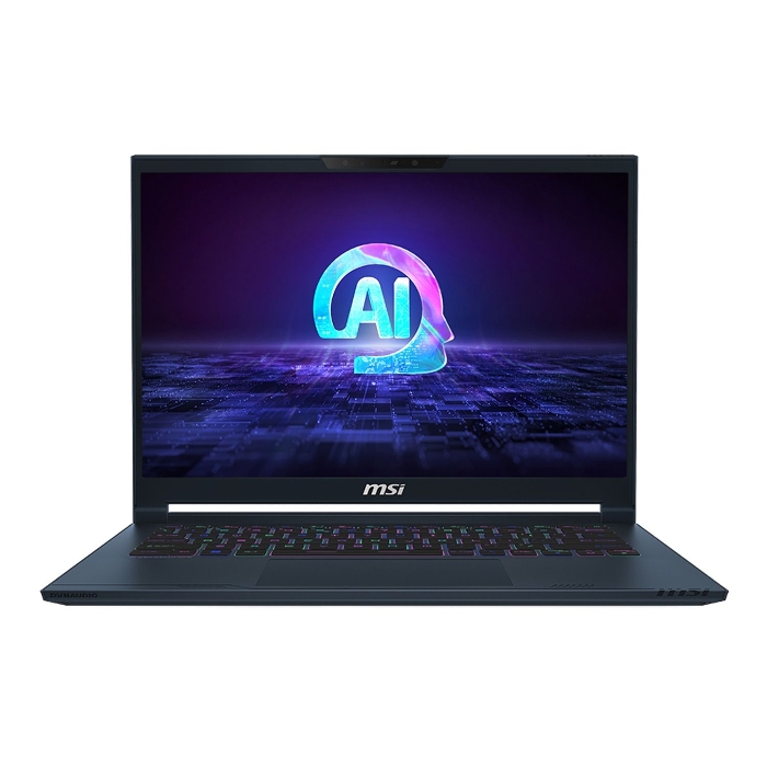 Picture of MSI Stealth 14 AI Studio A1VFG-091US Gaming Laptop, Intel Core Ultra 9 185H Processor, 32GB DDR5 RAM, 1TB NVMe SSD, RTX 4060 8GB VGA, 14" FHD IPS 165Hz Display, Per-Key RGB Keyboard, Windows 11 Home, Star Blue | 9S7-14K212-091