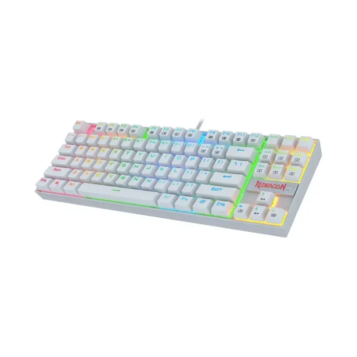 Picture of Redragon Kumara K552w-rgb Mechanical Gaming Keyboard – Red Switches – White