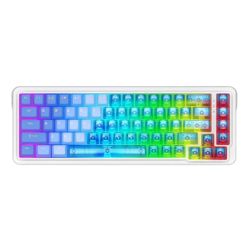 Picture of Redragon NOVA K709 HE Rapid Trigger Gaming Keyboard (Transparent Blue Keycaps)