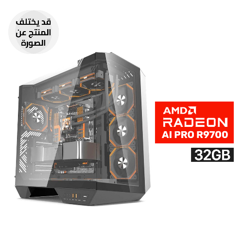 Picture of Gaming PC RYZEN 7-9850X3D, ASUS ROG STRIX X870H WIFI 7, 32GB D5 RAM, 2TB SSD NVMe GEN-4, Sapphire AMD Radeon AI PRO R9700 32GB, Asus Prime LC 360 LCD ARGB Liquid Cooler, ASUS TUF 1000 WATT GOLD PSU, DarkFlash DY470 Case 4X RGB Fans, Win 11 Pro (License)