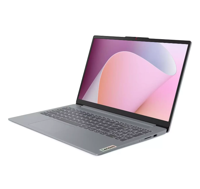 صورة لابتوب لينوفو IdeaPad Slim 3، معالج AMD Athlon فضي، ذاكرة وصول عشوائي 8 جيجابايت، قرص صلب 256 جيجابايت، معالج رسومات AMD Radeon مدمج، شاشة 15.6 بوصة FHD، نظام تشغيل Windows 11 Home، رقم الموديل 82XQ00QCAX - رمادي