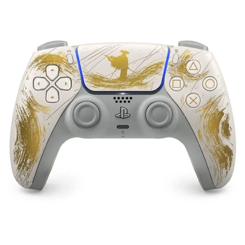 Show details for Sony PS5 DualSense Wireless Controller - Ghost of Yotei Gold Limited Edition - Gold