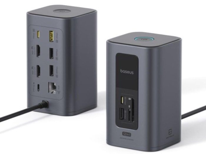 Picture of Baseus Nomos NU1 Air Spacemate 12-in-1 Docking Station – Space Gray
