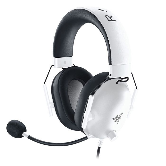 صورة سماعة رأس Razer BlackShark V2 X السلكية متعددة المنصات للألعاب الإلكترونية - إصدار أبيض
