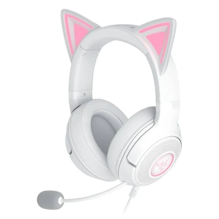 Picture of Razer Kraken Kitty V2 Wired Chroma Headset - White