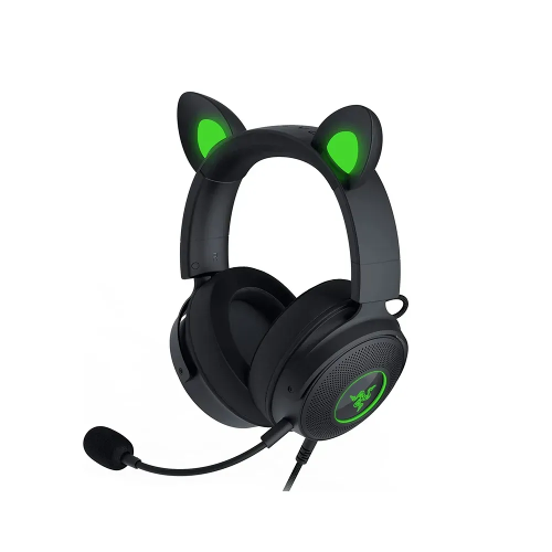 Picture of Razer Kraken Kitty V2 Pro Wired Rgb Gaming Headset With Interchangeable Ears - Black