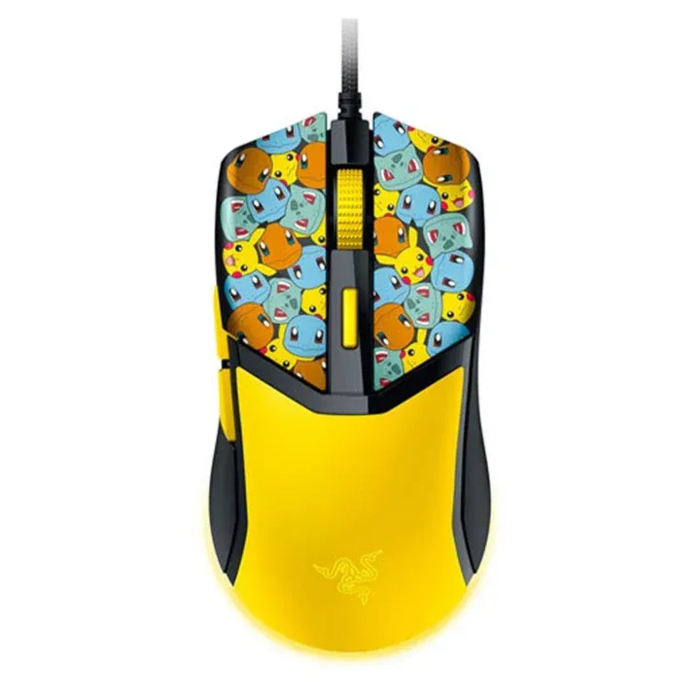 صورة ماوس الألعاب السلكي خفيف الوزن Razer Cobra مع إضاءة Razer Chroma RGB - إصدار Pokémon Kanto Starters