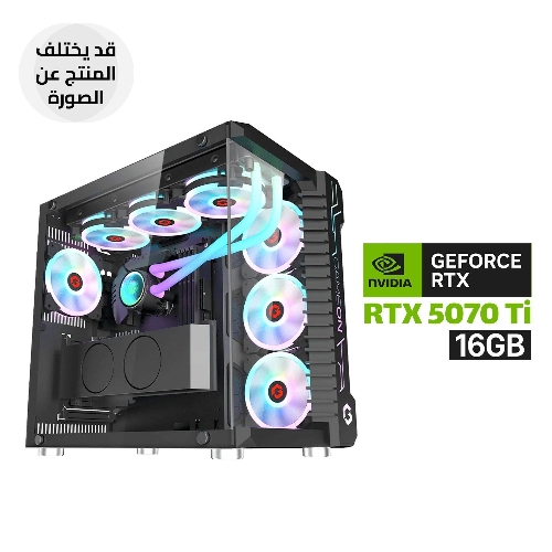 Picture of Gaming PC Intel Core i9-14900K, GIGABYTE Z790 Motherboard WIFI, 64GB DDR5 RAM, 2TB SSD NVMe, ZOTAC RTX 5070 TI 16GB VGA, 850 WATT GOLD PSU, L360 Liquid Cooler, GameOn Emperor Arctic III Series Case 7x ARGB Fans, Windows 11 Pro (License)