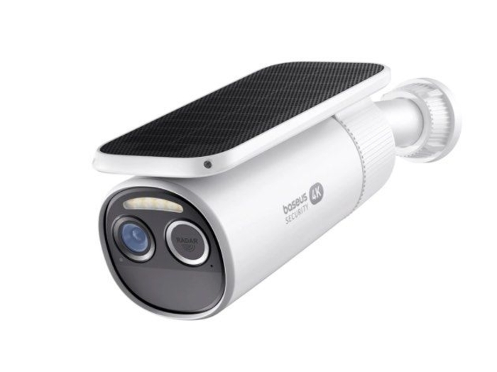 صورة كاميرا Baseus Security S2 الخارجية بدقة 4K - أبيض قمري
