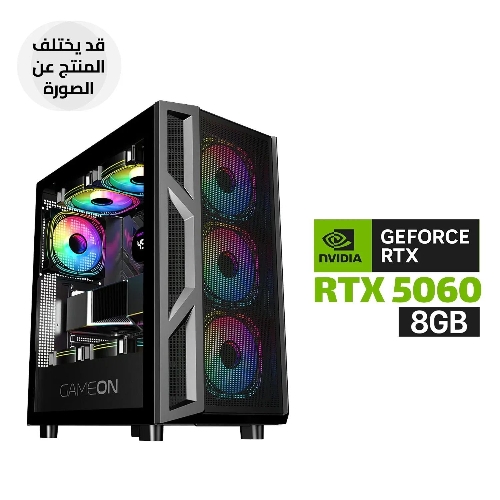 Picture of Gaming PC Intel Core i5-14400F Processor, H610 DDR4 Motherboard, 16GB DDR4 RAM, 1TB SSD NVMe, RTX 5060 8GB VGA, 750 WATT PSU, GameOn Trident IV-M PowerForge Case with 4x ARGB Fans, USB Wi-Fi Adapter, Windows 11 Pro (License)