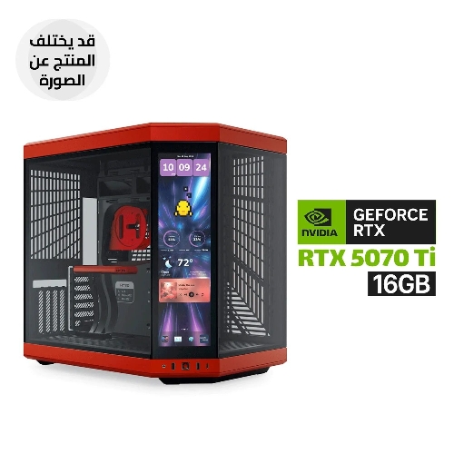 Picture of Gaming PC i7-14700K, ASUS Z790-P WIFI D5, 32GB D5 RAM, 1TB SSD NVMe, MSI RTX 5070Ti 16GB MLG OC, 850 WATT GOLD PSU, SHARX PROFIN 360mm Liquid Cooler Digital Screen RGB TUBE Black, HYTE Y70 TOUCH INFINITE Case 6x RGB Fans, Windows 11 Pro (License)