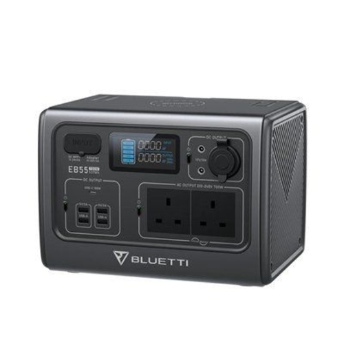 Picture of BLUETTI Portable Power Station 700W EB55 - Black (Solar panels not included)
