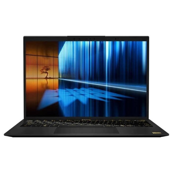 صورة لابتوب MSI Prestige AI+، معالج Intel Core Ultra 7، ذاكرة وصول عشوائي 32 جيجابايت، قرص صلب SSD بسعة 1 تيرابايت، بطاقة رسومات Intel Arc، شاشة 13.3 بوصة، نظام التشغيل Windows 11 Home - إصدار Ukiyoe