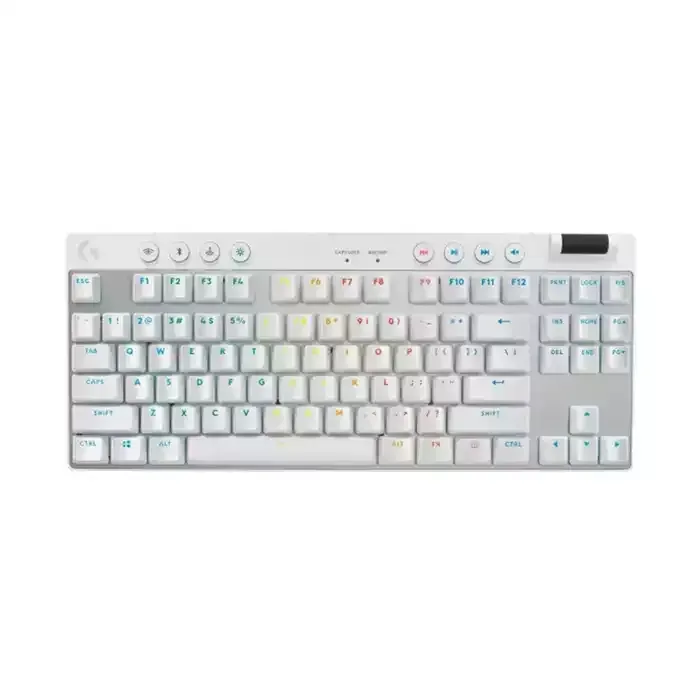 Picture of Logitech Pro X Tkl Lightspeed Wireless Mechanical Rgb Gaming Keyboard - White