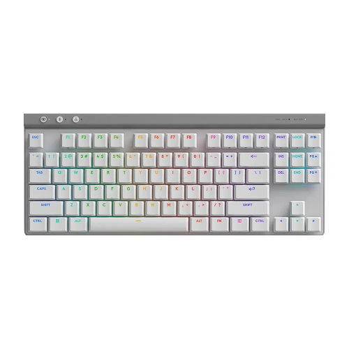 Picture of Logitech G515 TKL LIGHTSPEED Low-Profile Wireless Gaming Keyboard Tactile Switch - White (US Layout)