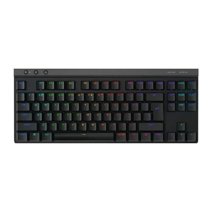 صورة لوحة مفاتيح ألعاب لاسلكية منخفضة الارتفاع Logitech G515 LIGHTSPEED TKL - أسود (إنجليزي/عربي)