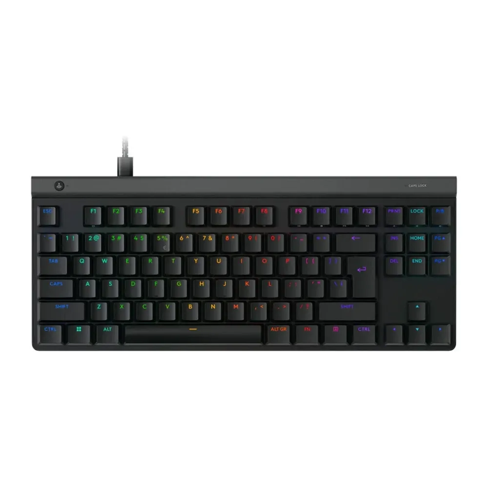 صورة لوحة مفاتيح ألعاب سلكية منخفضة الارتفاع Logitech G515 TKL بمفاتيح تعمل باللمس - أسود (تخطيط أمريكي)