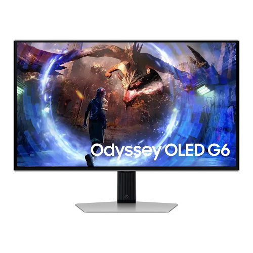 Picture of Samsung Odyssey Oled G6 G60sd 27" Qhd Oled Display 360hz Refresh Rate 0.03ms (Gtg) Response Time, Amd Freesync Premium Pro Technology Gaming Monitor - Silver LS27DG602SMXUE