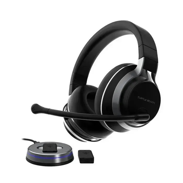 Picture of Turtle Beach Stealth Pro Noise-Cancelling Wireless Gaming Headset for PS5, PS4 PC, Switch - Black