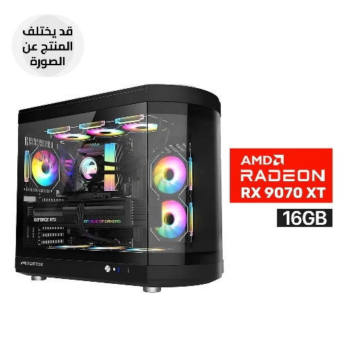 Picture of Gaming PC RYZEN 7-9800X3D, ASUS PRIME X870-P WIFI Motherboard, 32GB RAM DDR5 (6000), 1TB SSD NVMe, AMD Radeon RX 9070 XT 16GB, 850 WATT GOLD PSU, L360 Liquid Cooler, Tortox Vidrio Curved Glass Gaming PC Case 6x RGB Fans, Windows 11 Pro (License)