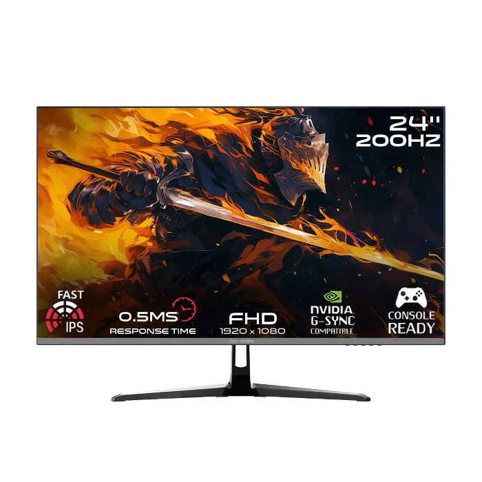 Picture of Gameon GOPS24200IPS Pro Series 24" IPS FHD 200Hz 0.5ms HDMI 2.1 Gaming Monitor (Supports PS5) - Black