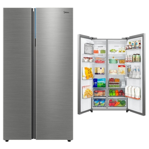Picture of Midea 681 Liters Side by Side Refrigerator, Silver - MDRS925CIE46M