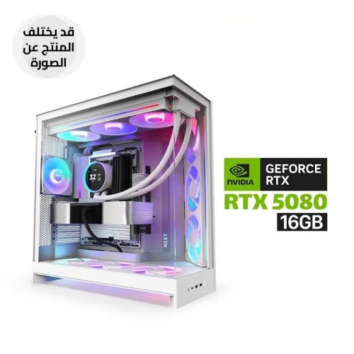 Picture of Gaming PC - RYZEN 9-9950 X3D, ASUS ROG STRIX X870-A Motherboard, 32GB D5 RAM (6000), 2TB NVMe GEN-5 SSD, RTX 5080 16GB, 1000 WATT GOLD PSU, NZXT ELITE L360, Liquid Cooler, NZXT H9 Flow RGB Mid Tower Case 3x RGB Fans, Windows 11 Pro (License)