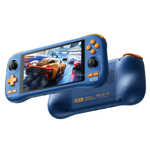 Picture of K59 Retro Handheld Game Console 5.5" HD Screen 6GB/128GB - Blue