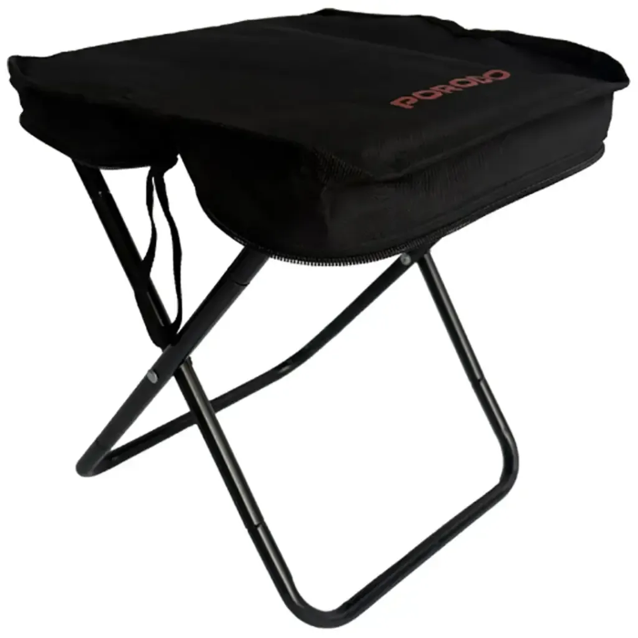 Picture of *Porodo* Lifestyle Quick-Fold Portable Camping Seat - Black