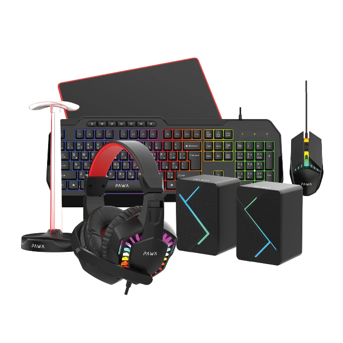 Picture of Pawa Vanguard Gaming Series 6in1 Ultimate Gaming Kit - Black