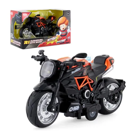 Picture of (Kids Toys)  Nitro2Go Die-cast R1 Classical Moto Model asstd A  N2G-698178