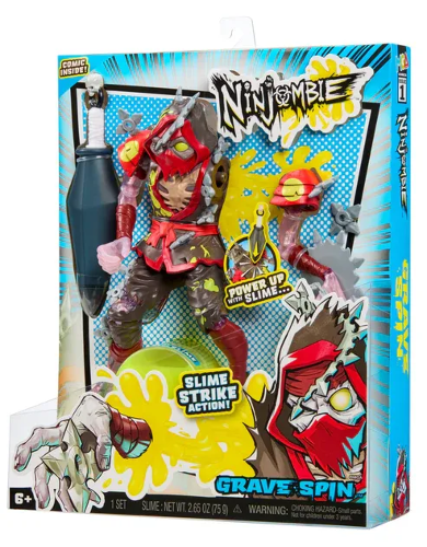 Picture of (Kids Toys)  Ninjombie Action Figure Grave Spin  MGA-121954